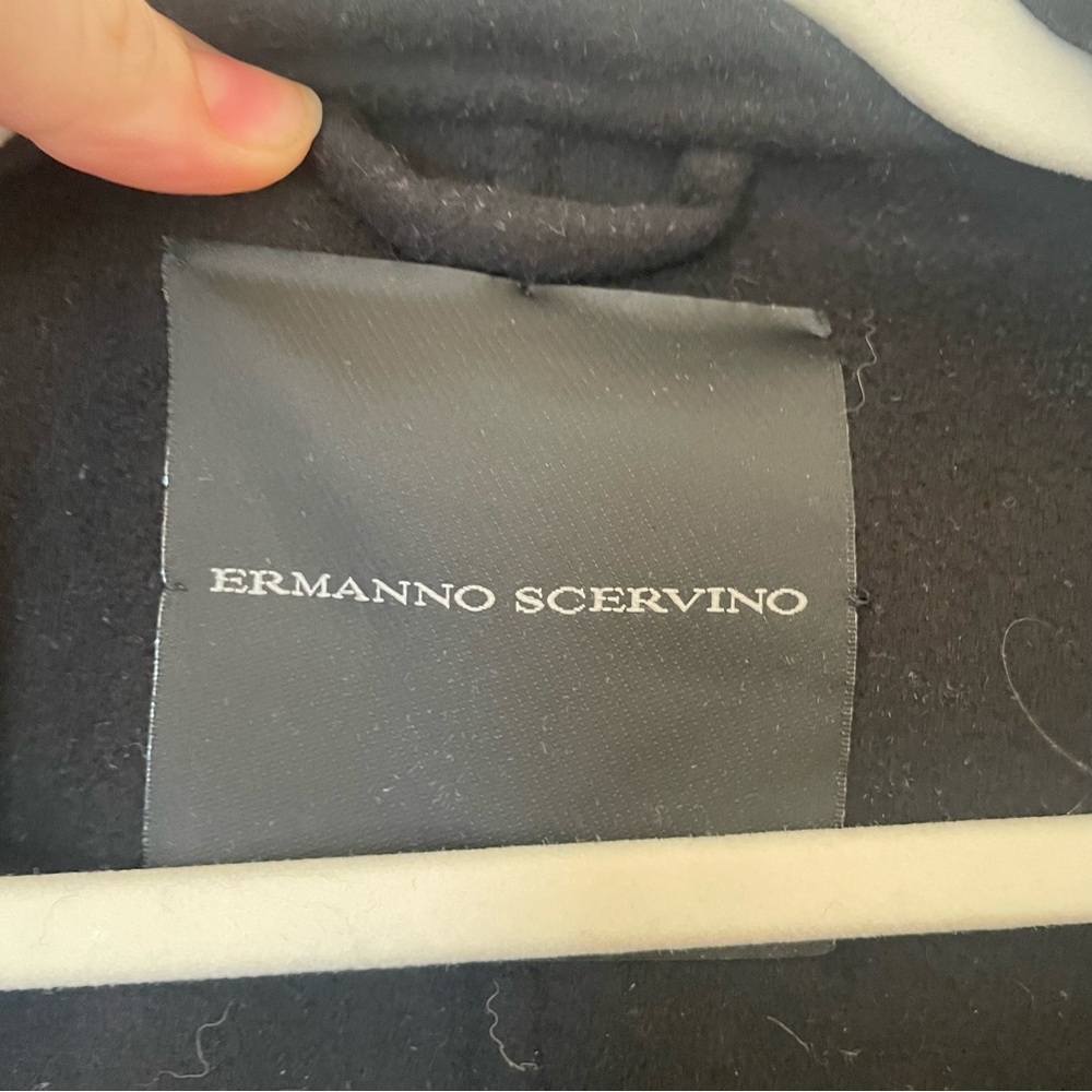 Ermanno Scervino Double-Breasted Wool Peacoat - size 38 - EUC - Picture 5 of 6